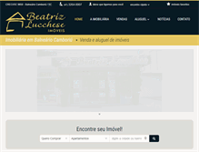 Tablet Screenshot of beatrizluccheseimoveis.com.br